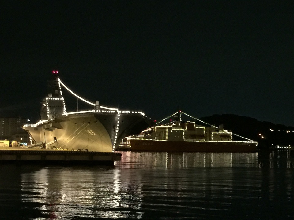 ヴェルニー公園夜景