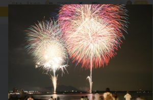 福津納涼花火（福間海岸）2019の無料駐車場と穴場は？口コミも調査！