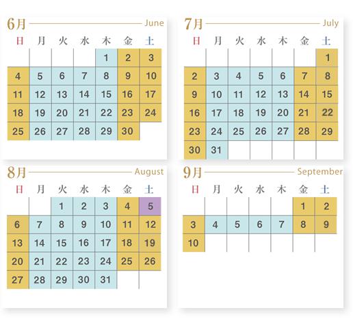 ナイトプール開催日程