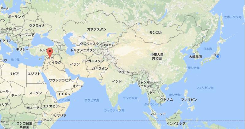 シリア地図
