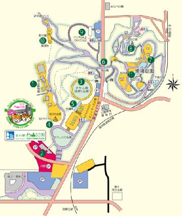 西山公園 マップ