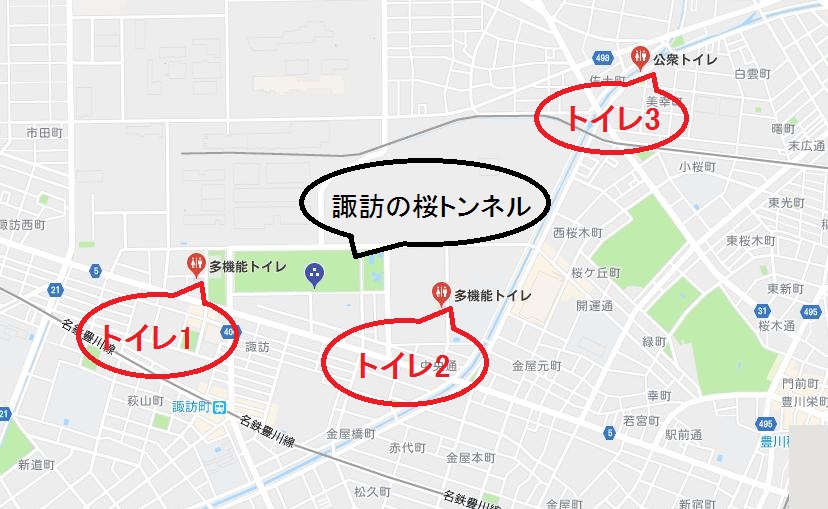 諏訪の桜トンネルトイレマップ01